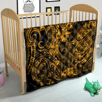 Hawaii King Kamehameha Quilt Polynesian Pattern Gold Version - Wonder Print Shop