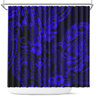 hawaii-king-kamehameha-shower-curtain-polynesian-pattern-navy-blue-version