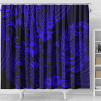 hawaii-king-kamehameha-shower-curtain-polynesian-pattern-navy-blue-version