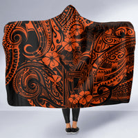 hawaii-king-kamehameha-hooded-blanket-polynesian-pattern-orange-version