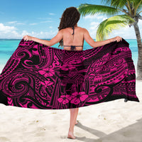 Hawaii King Kamehameha Sarong Polynesian Pattern Pink Version - Wonder Print Shop