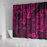 hawaii-king-kamehameha-shower-curtain-polynesian-pattern-pink-version