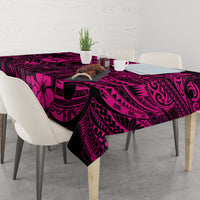 Hawaii King Kamehameha Tablecloth Polynesian Pattern Pink Version - Wonder Print Shop