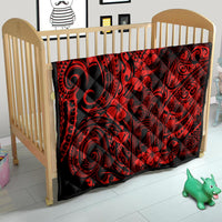 Hawaii King Kamehameha Quilt Polynesian Pattern Red Version - Wonder Print Shop