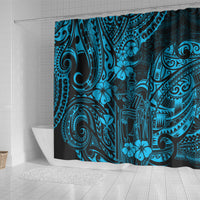 hawaii-king-kamehameha-shower-curtain-polynesian-pattern-sky-blue-version