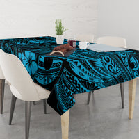 Hawaii King Kamehameha Tablecloth Polynesian Pattern Sky Blue Version - Wonder Print Shop