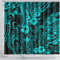 hawaii-king-kamehameha-shower-curtain-polynesian-pattern-turquoise-version