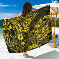 Hawaii King Kamehameha Sarong Polynesian Pattern Yellow Version - Wonder Print Shop