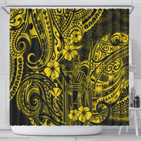 hawaii-king-kamehameha-shower-curtain-polynesian-pattern-yellow-version