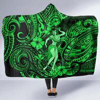 hawaii-hula-girl-hooded-blanket-polynesian-pattern-green-version