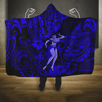 hawaii-hula-girl-hooded-blanket-polynesian-pattern-navy-blue-version