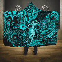 hawaii-hula-girl-hooded-blanket-hibiscus-hawaii-tribal-tattoo-turquoise-version