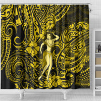 hawaii-hula-girl-shower-curtain-hibiscus-hawaii-tribal-tattoo-yellow-version