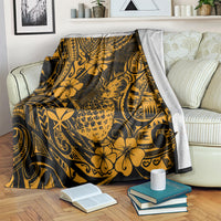 hawaii-pineapple-blanket-paradise-flowers-pacific-with-gold-polynesian-tribal