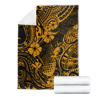 hawaii-pineapple-blanket-paradise-flowers-pacific-with-gold-polynesian-tribal