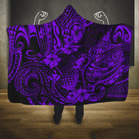 hawaii-pineapple-hooded-blanket-polynesian-pattern-purple-version