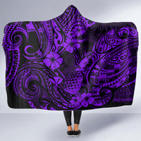 hawaii-pineapple-hooded-blanket-polynesian-pattern-purple-version