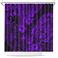 hawaii-pineapple-shower-curtain-polynesian-pattern-purple-version