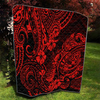 Hawaii Pineapple Quilt Polynesian Pattern Red Version - Wonder Print Shop