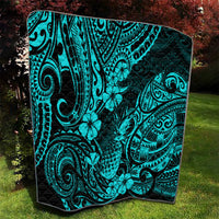 Hawaii Pineapple Quilt Polynesian Pattern Turquoise Version - Wonder Print Shop