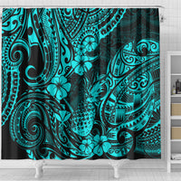 hawaii-pineapple-shower-curtain-polynesian-pattern-turquoise-version