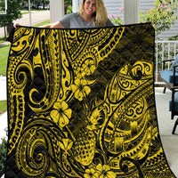 Hawaii Pineapple Quilt Polynesian Pattern Yellow Version - Wonder Print Shop