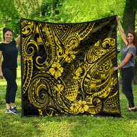 Hawaii Pineapple Quilt Polynesian Pattern Yellow Version - Wonder Print Shop