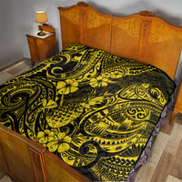 Hawaii Pineapple Quilt Polynesian Pattern Yellow Version - Wonder Print Shop