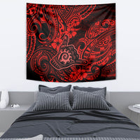 Hawaii Shaka Sign Tapestry Polynesian Pattern Red Version - Wonder Print Shop