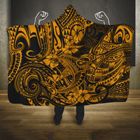 hawaii-shark-hooded-blanket-polynesian-pattern-gold-version