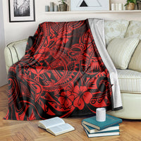 hawaii-shark-blanket-polynesian-pattern-red-version