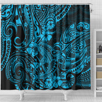 hawaii-shark-shower-curtain-polynesian-pattern-sky-blue-version