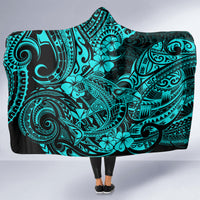 hawaii-shark-hooded-blanket-polynesian-pattern-turquoise-version
