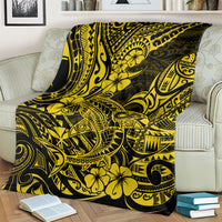 hawaii-shark-blanket-polynesian-pattern-yellow-version