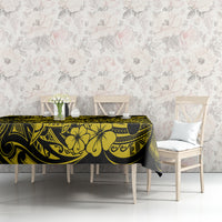 Hawaii Shark Tablecloth Polynesian Pattern Yellow Version - Wonder Print Shop