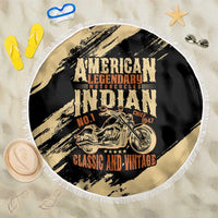 American Legendary Motorcycles Indian Chief 1947 Beach Blanket Classic and Vintage - Wonder Print Shop
