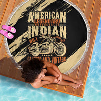 American Legendary Motorcycles Indian Chief 1947 Beach Blanket Classic and Vintage - Wonder Print Shop
