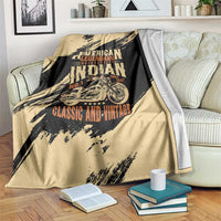 American Legendary Motorcycles Indian Chief 1947 Blanket Classic and Vintage - Wonder Print Shop
