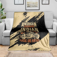 American Legendary Motorcycles Indian Chief 1947 Blanket Classic and Vintage - Wonder Print Shop