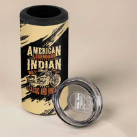 Personalized American Legendary Motorcycles Indian Chief 1947 4 in 1 Can Cooler Tumbler Classic and Vintage - Wonder Print Shop