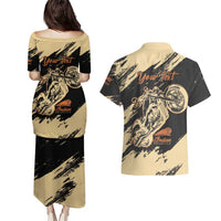 Personalized American Legendary Motorcycles Indian Chief 1947 Couples Matching Puletasi and Hawaiian Shirt Classic and Vintage - Wonder Print Shop