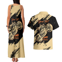 Personalized American Legendary Motorcycles Indian Chief 1947 Couples Matching Tank Maxi Dress and Hawaiian Shirt Classic and Vintage - Wonder Print Shop