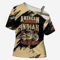 Personalized American Legendary Motorcycles Indian Chief 1947 Cross Shoulder Shirt Classic and Vintage - Wonder Print Shop
