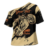Personalized American Legendary Motorcycles Indian Chief 1947 Cross Shoulder Shirt Classic and Vintage - Wonder Print Shop