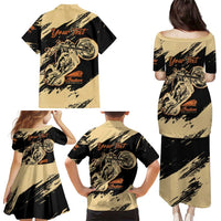 Personalized American Legendary Motorcycles Indian Chief 1947 Family Matching Puletasi and Hawaiian Shirt Classic and Vintage - Wonder Print Shop