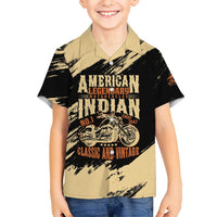Personalized American Legendary Motorcycles Indian Chief 1947 Family Matching Puletasi and Hawaiian Shirt Classic and Vintage - Wonder Print Shop