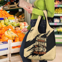 American Legendary Motorcycles Indian Chief 1947 Grocery Bag Classic and Vintage - Wonder Print Shop