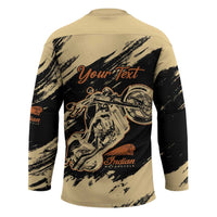 Personalized American Legendary Motorcycles Indian Chief 1947 Hockey Jersey Classic and Vintage - Wonder Print Shop