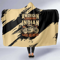 American Legendary Motorcycles Indian Chief 1947 Hooded Blanket Classic and Vintage - Wonder Print Shop