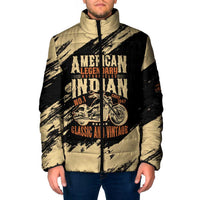 Personalized American Legendary Motorcycles Indian Chief 1947 Padded Jacket Classic and Vintage - Wonder Print Shop